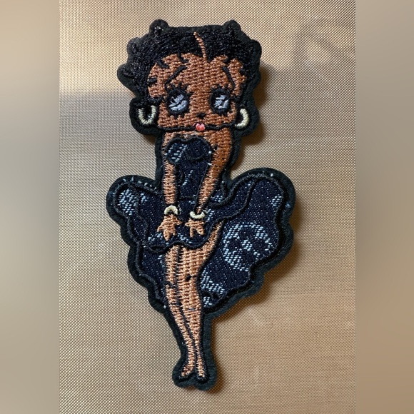 Accessories - Embroidered Betty Boop iron on Patch